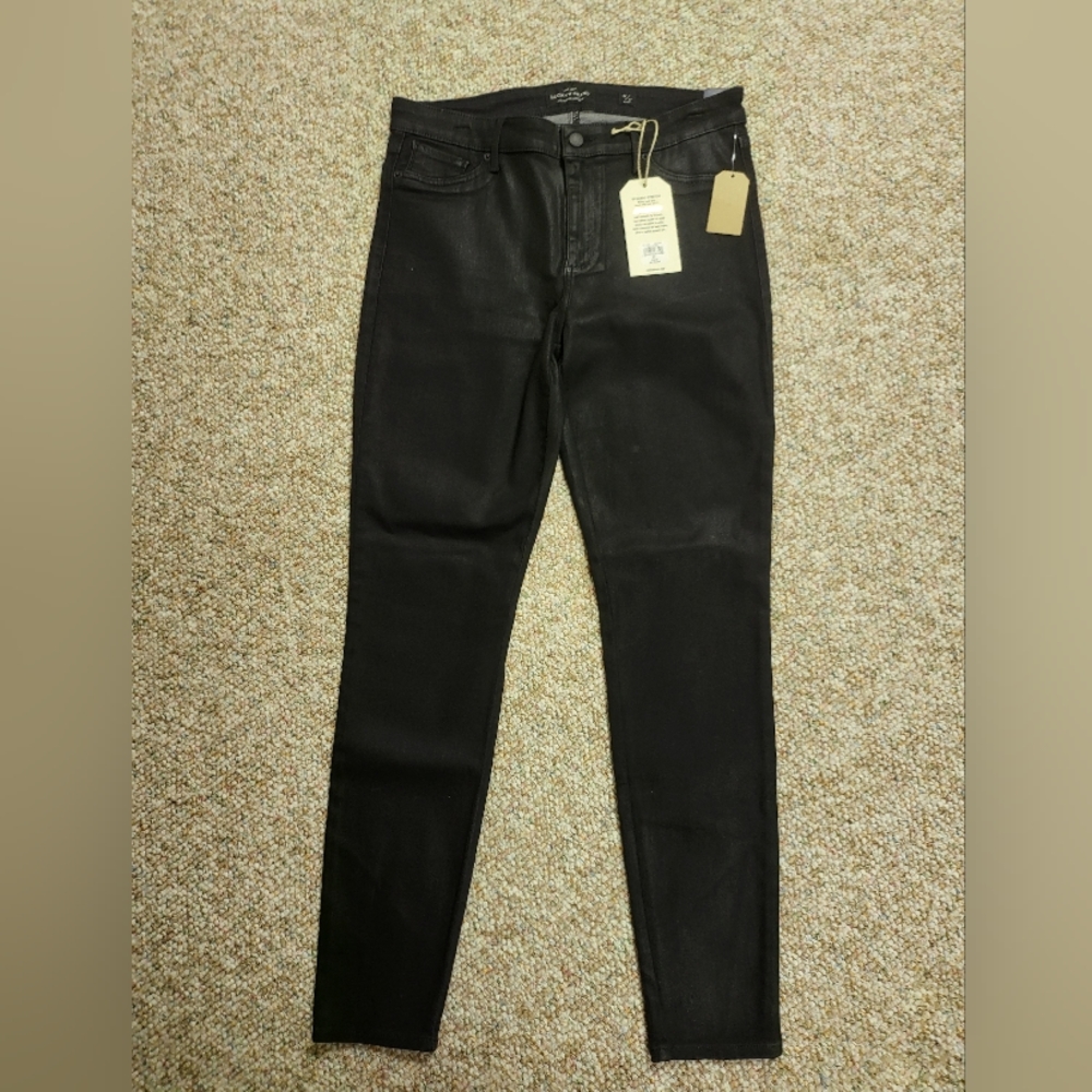 Lucky Brand Jeans Ava Mid Rise Skinny Black 12/31R NWT NEW